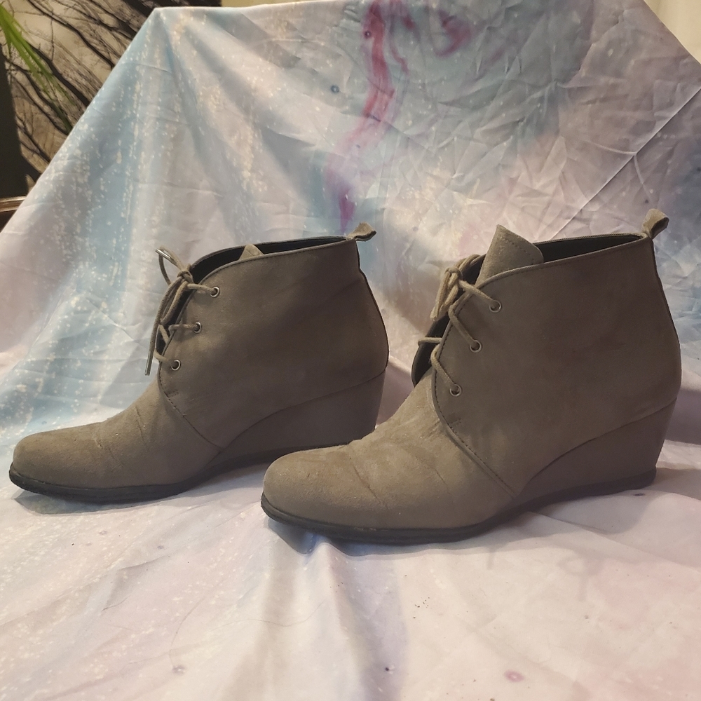Tan Booties - Picture 2 of 7